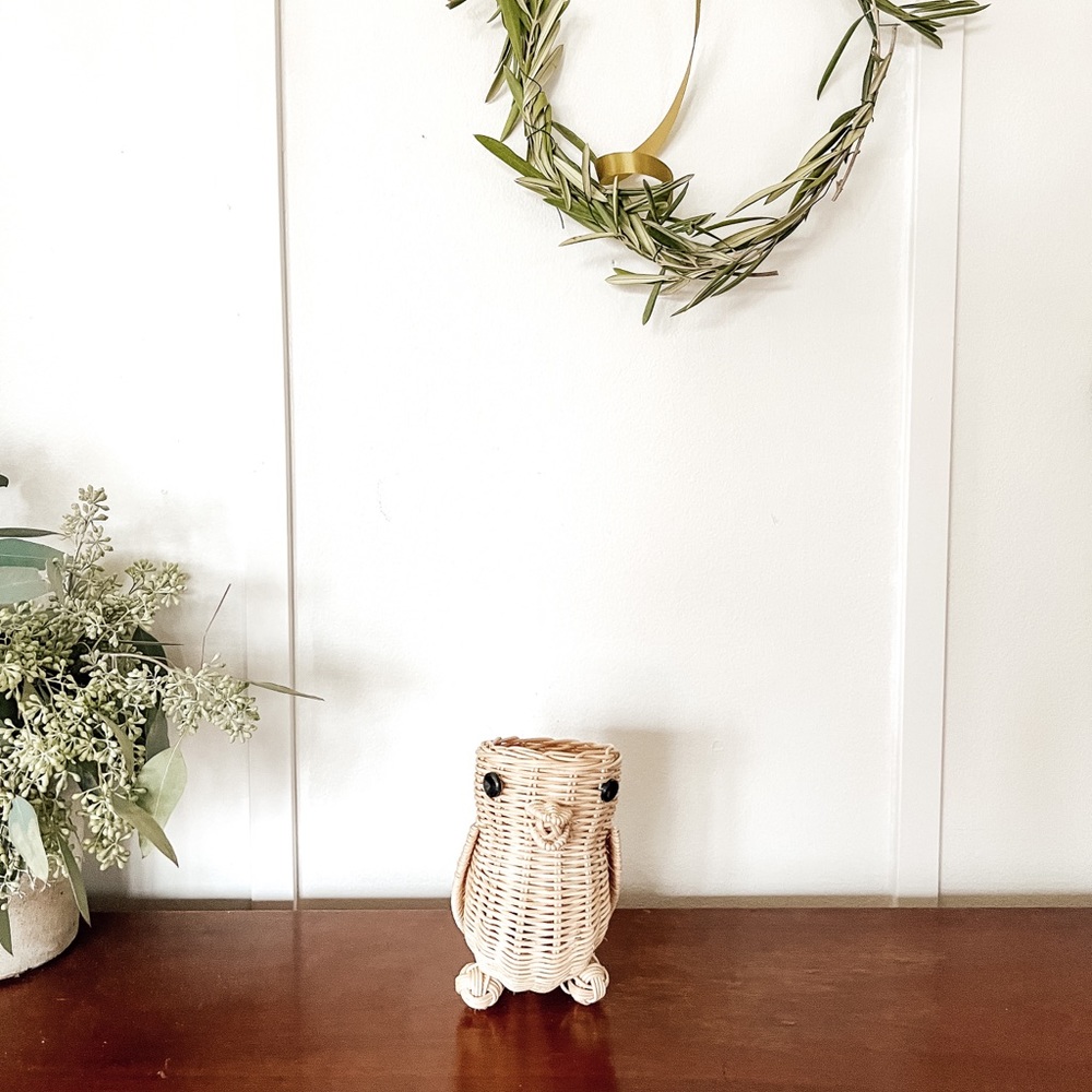 Cute owl basket